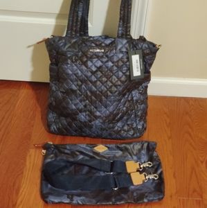 MZ Wallace blue camo Max tote
